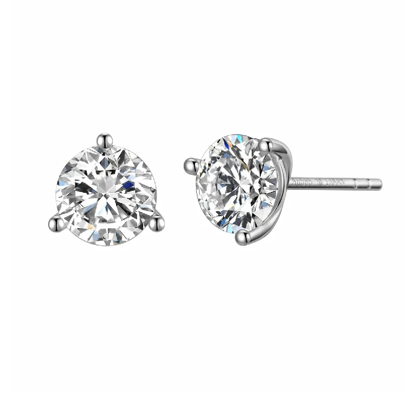 Best-Selling Jewelry Styles Now At Exclusive Discounts FANCIME 1 Carat Moissanite 14K Solid White Gold Stud Earrings