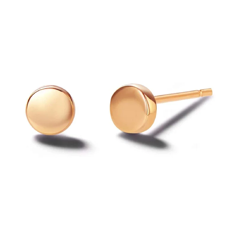 Premium Jewelry, Premium Discounts – Act Fast FANCIME Tiny Dot 14K Rose Gold Stud Earrings