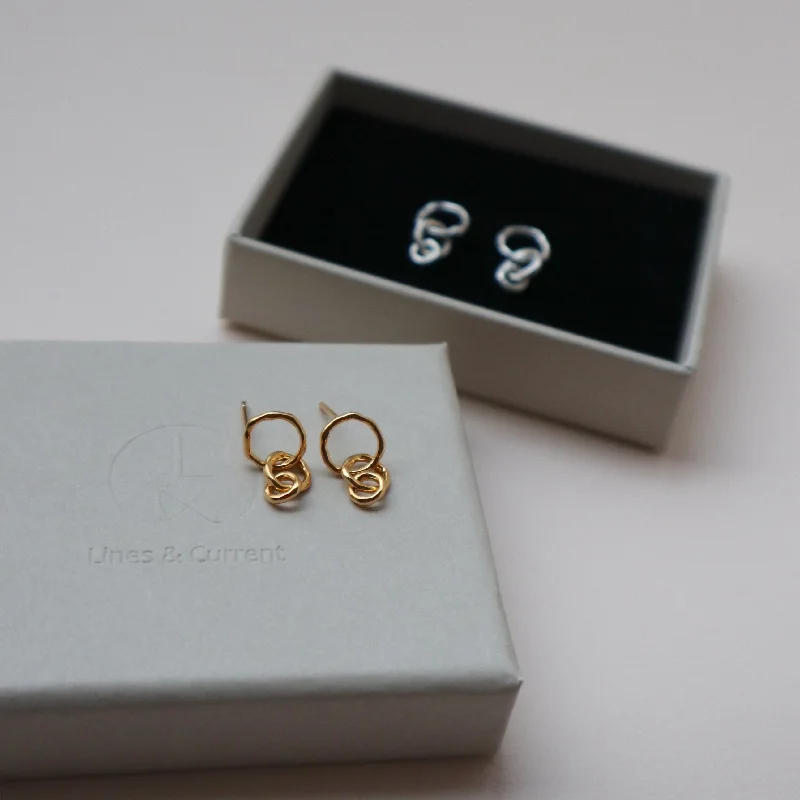 Unmissable Deals On Handmade Jewelry Collections 'Frieda' Interlocked Stud Earrings