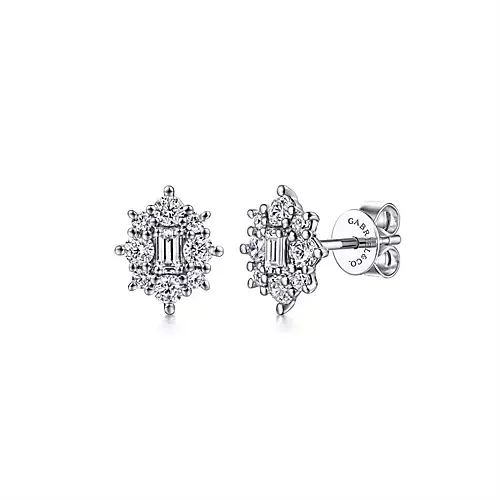 Grab Stylish Jewelry Before The Sale Ends Gabriel & Co. Diamond Classic Stud Earrings