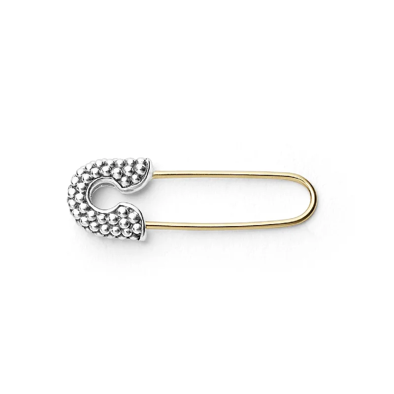 Don't Miss Our Biggest Jewelry Sale Of The Season KSL Two-Tone Safety Pin Earring