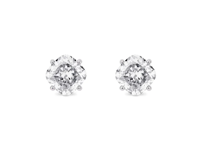 Chic And Stylish Jewelry At Discounted Prices LIGHTBOX Lab-Grown Diamond 1.5ct twt Cushion Solitaire Studs, 14k gold Chic And Stylish Jewelry At Discounted Prices LIGHTBOX Lab-Grown Diamond 1.5ct twt Cushion Solitaire Studs, 14k gold