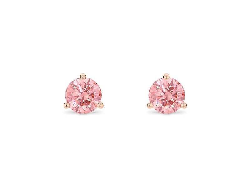 Affordable Elegance – Premium Jewelry At Special Prices LIGHTBOX Lab-Grown Diamond 1ct twt Pink Round Brilliant Solitaire Studs set in 14k gold Affordable Elegance – Premium Jewelry At Special Prices LIGHTBOX Lab-Grown Diamond 1ct twt Pink Round Brilliant Solitaire Studs set in 14k gold