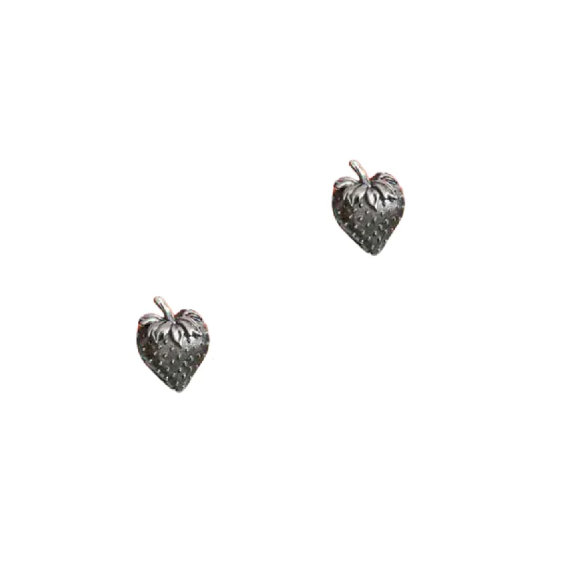 Don't Miss Out On Jaw-Dropping Jewelry Discounts Little Stud Earrings: Strawberries