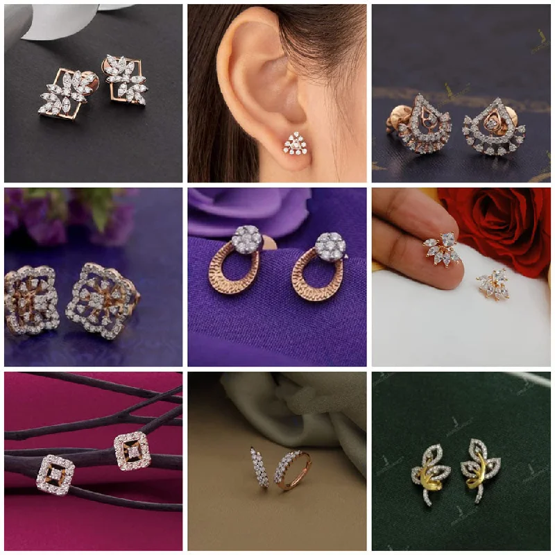 Jewelry Sale Bonanza – Grab Your Sparkle Now Manisha Jewellery Austrian Stone Stud Earrings Combo