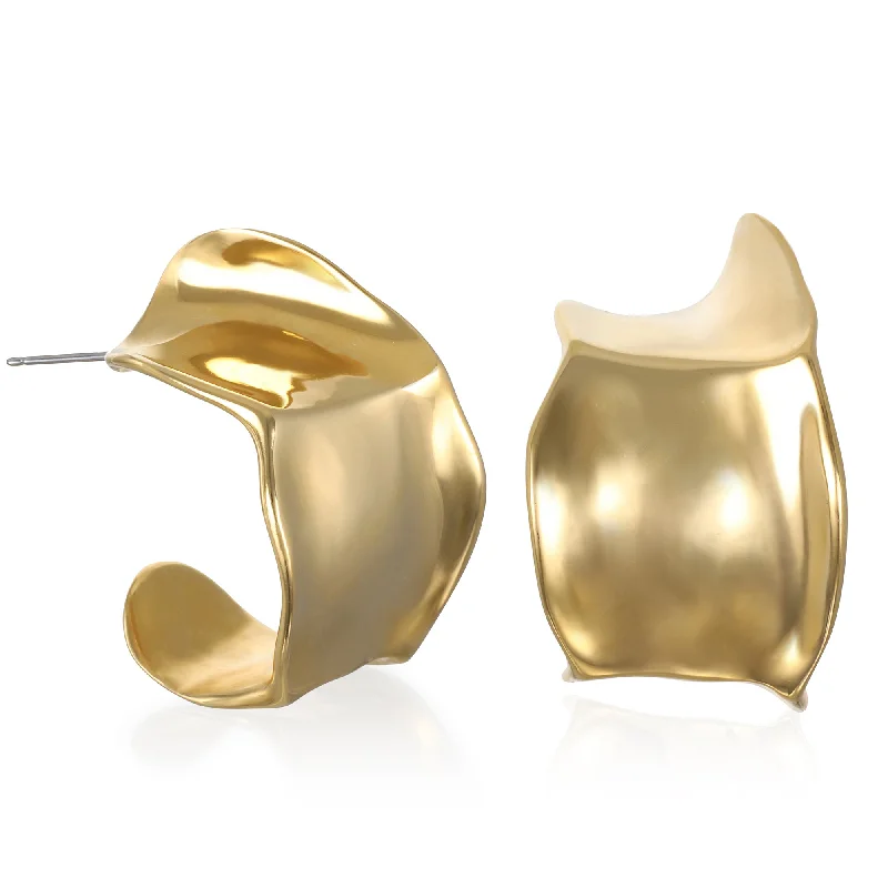 Shop Stylish Jewelry Now And Save Big Nelle Hoop Earrings - Gold
