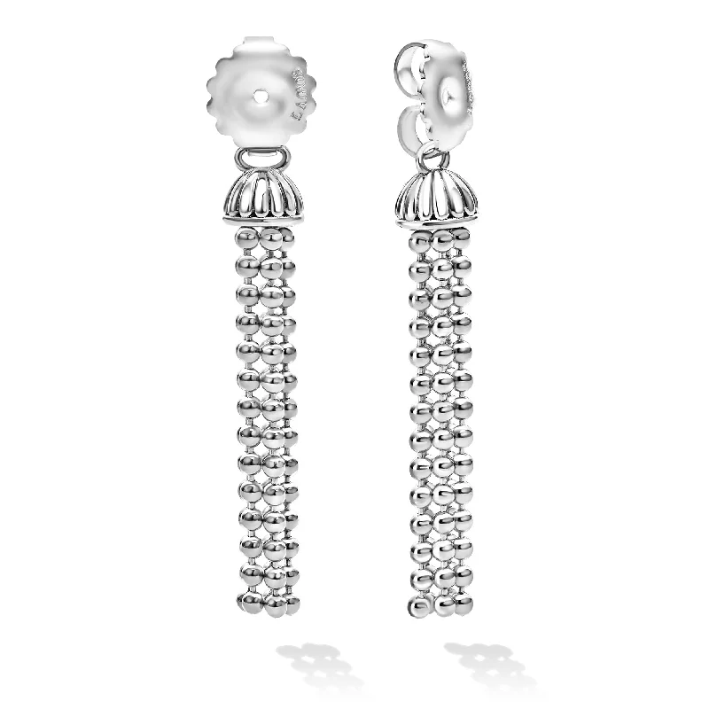 Luxury Meets Affordability – Jewelry Sale Live Now Signature Caviar Tassel Drop Earring Backs Luxury Meets Affordability – Jewelry Sale Live Now Signature Caviar Tassel Drop Earring Backs
