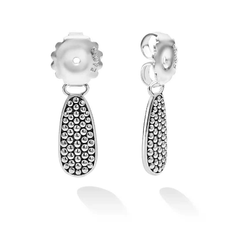 Bohemian-Inspired Jewelry For Free-Spirited Fashion Signature Caviar Small Caviar Drop Earring Backs Bohemian-Inspired Jewelry For Free-Spirited Fashion Signature Caviar Small Caviar Drop Earring Backs