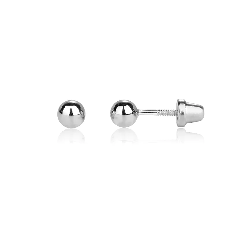 Timeless Elegance, Temporary Discounts – Act Fast Sterling Silver Silver Ball Stud Earrings