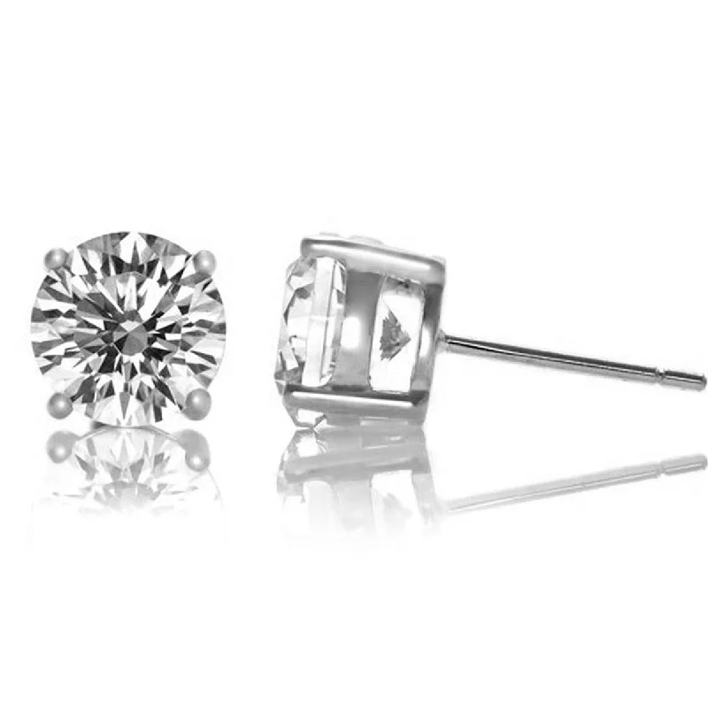 Special Offers On Handcrafted And Designer Jewelry Clermont Classic Solitaire Stud Earrings