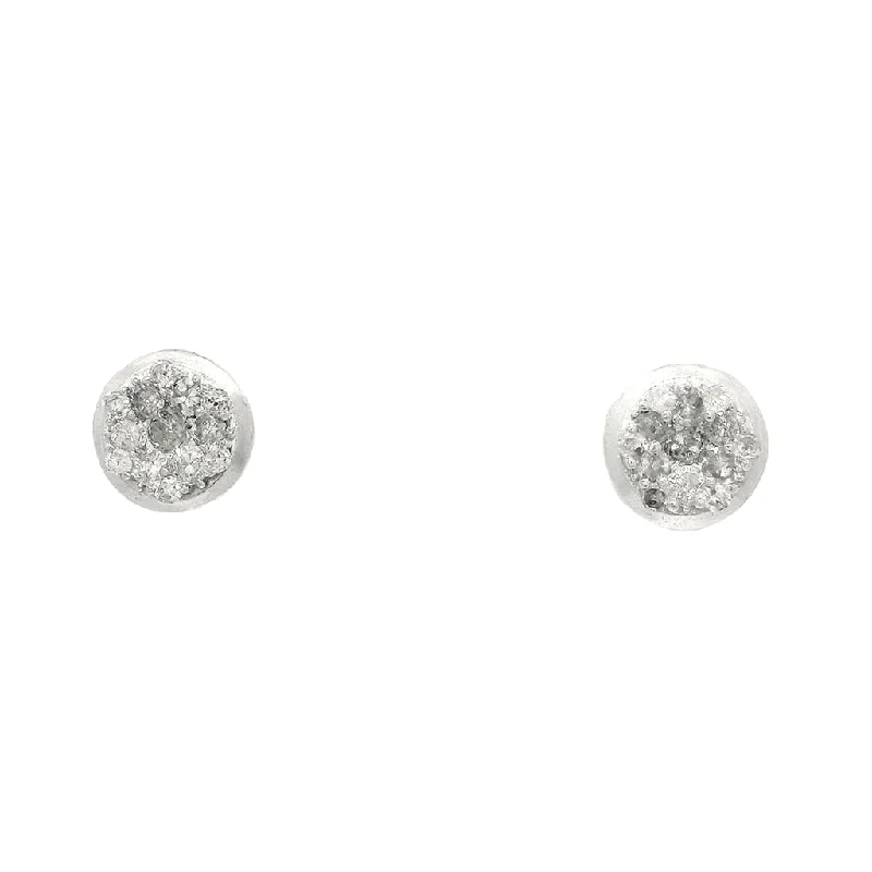 Flash Sale On Elegant Jewelry – Don't Miss Out Sterling Silver Natural Diamonds Cluster Earrings Flash Sale On Elegant Jewelry – Don't Miss Out Sterling Silver Natural Diamonds Cluster Earrings