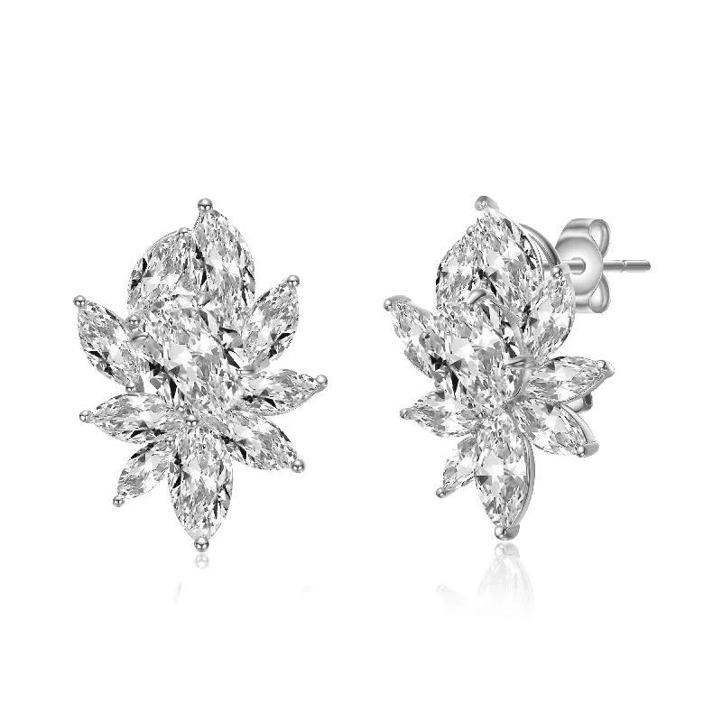 Flash Sale On Elegant Jewelry – Don't Miss Out Monique Corsage Cluster Stud Earrings