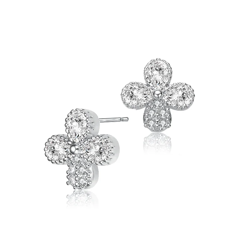 Jewelry Sale Bonanza – Grab Your Sparkle Now Charlotte Clover Stud Earrings