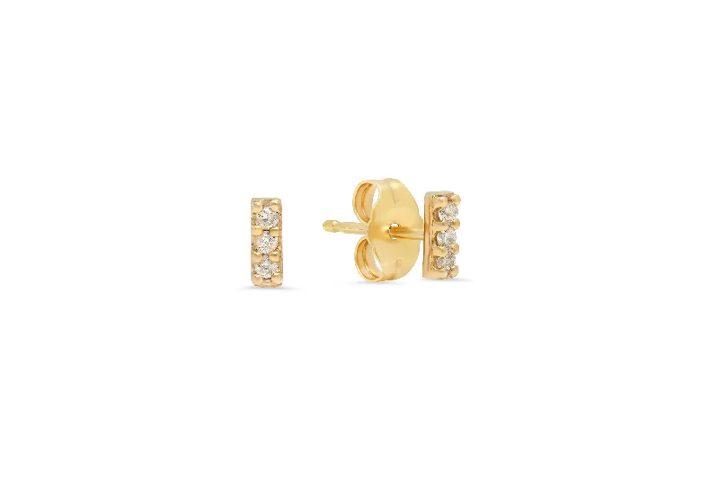 Exclusive Jewelry Markdowns – Limited-Time Offer Diamond Bar Stud Earrings