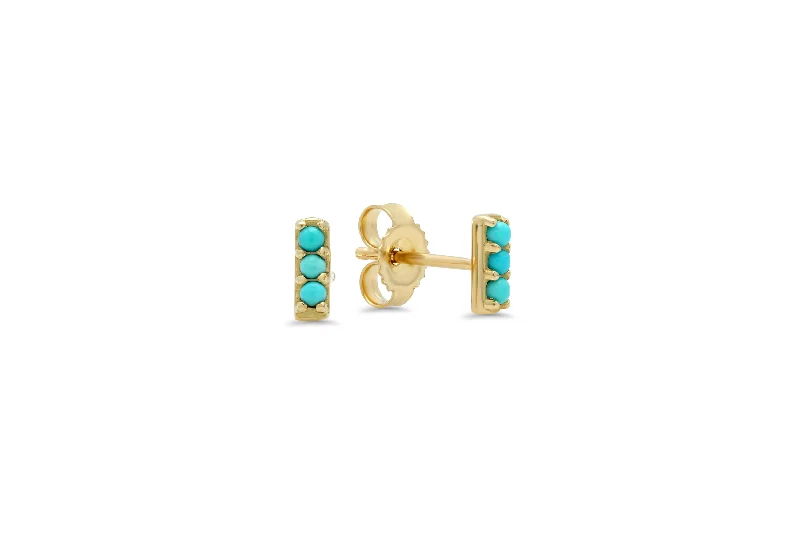 The Ultimate Jewelry Sale – Shop Premium Styles Turquoise Bar Stud Earrings