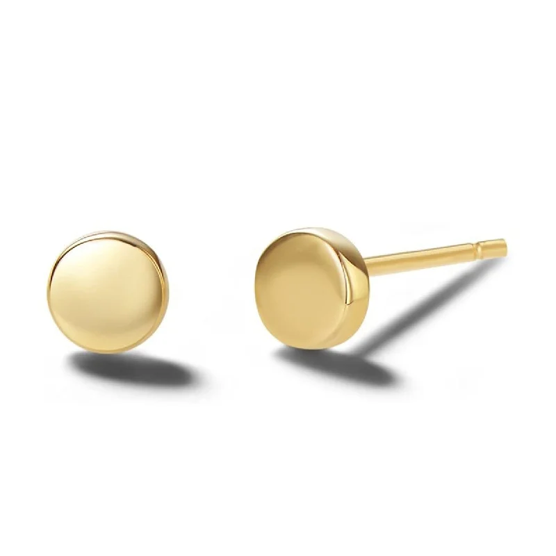 Everyday Jewelry Essentials Now On Sale Tiny Dot 14K Yellow Gold Stud Earrings