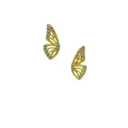 Final Call For Exquisite Jewelry At Reduced Rates TL-JA Pave Butterfly Ear