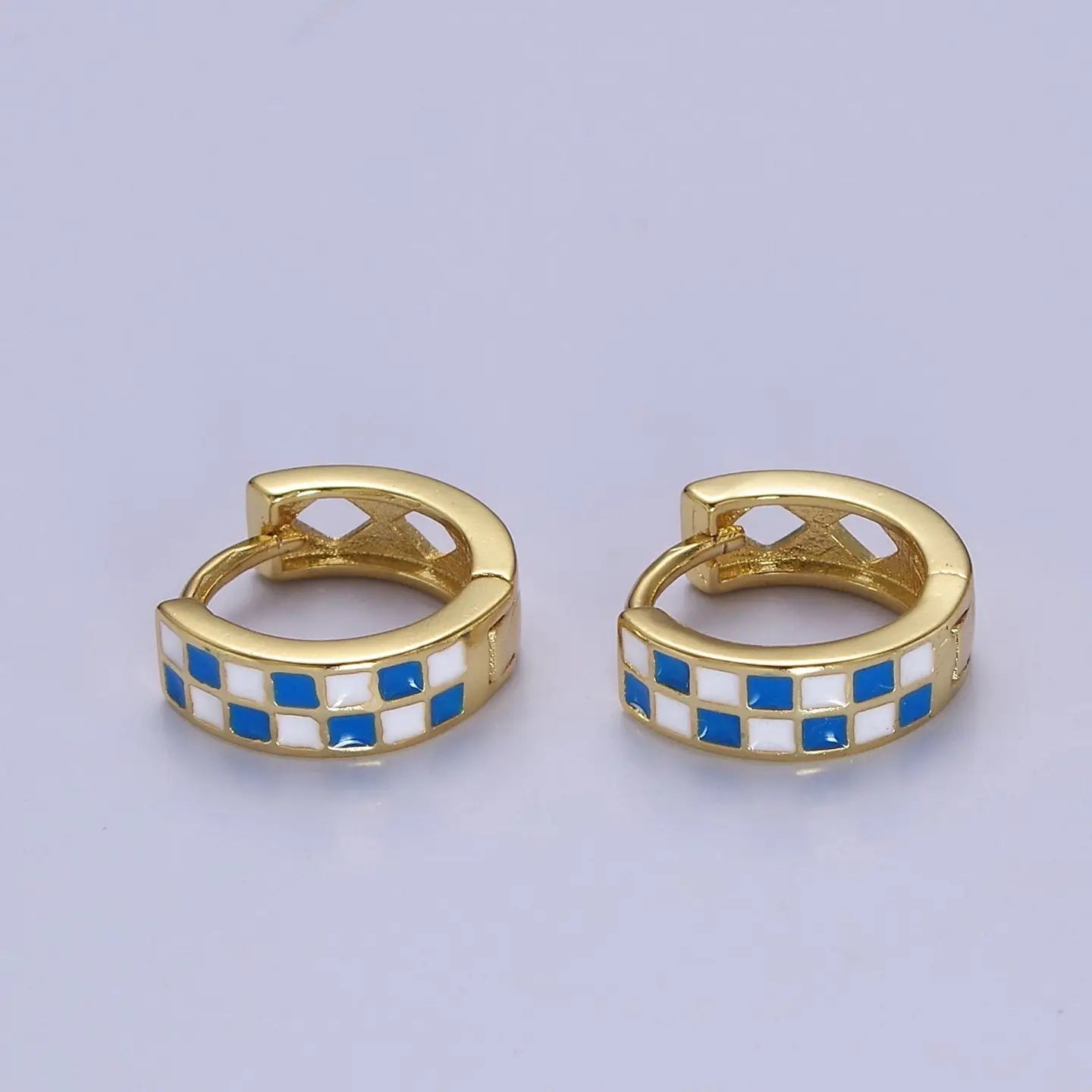 Jewelry Deals That Outshine The Rest TL JAE Checkered Huggie