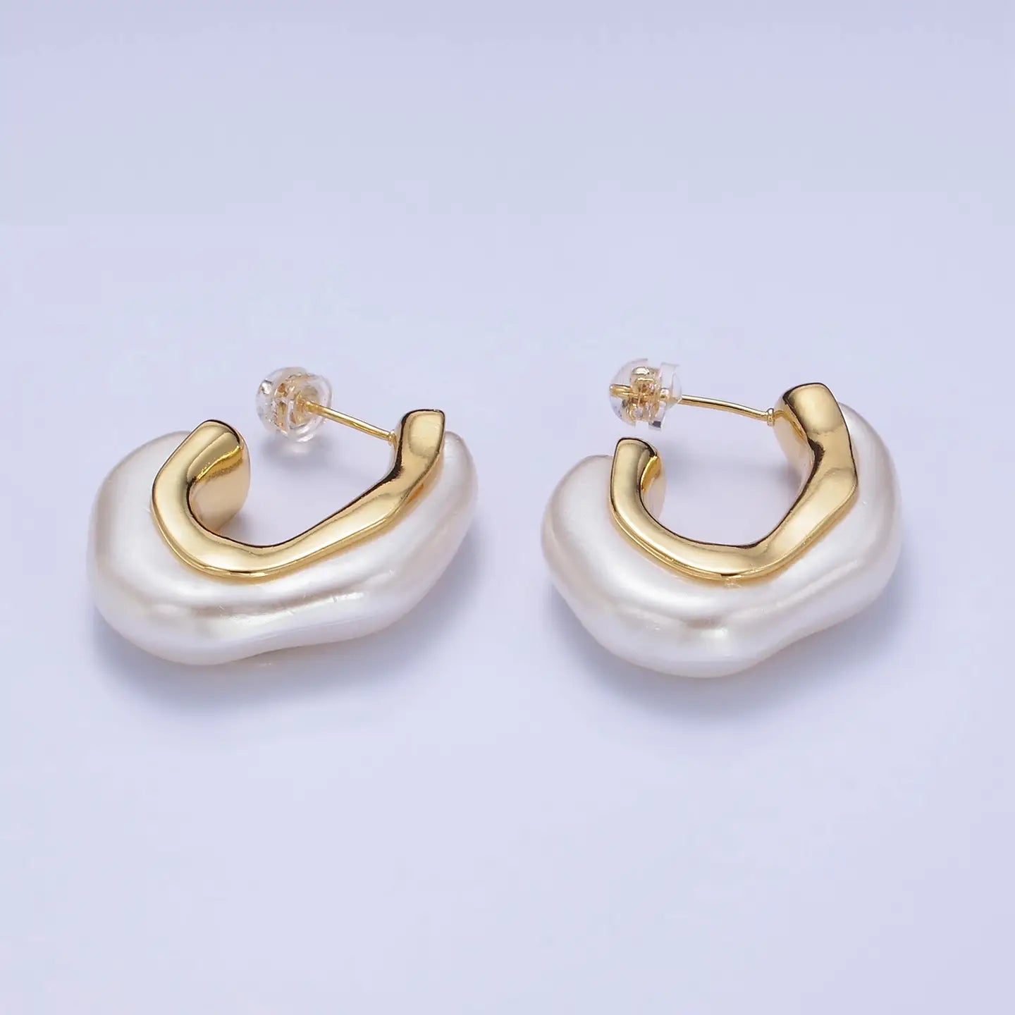 Exclusive Jewelry Discounts – Shop Now For Savings TL JAE Geo Shell Pearl Earring
