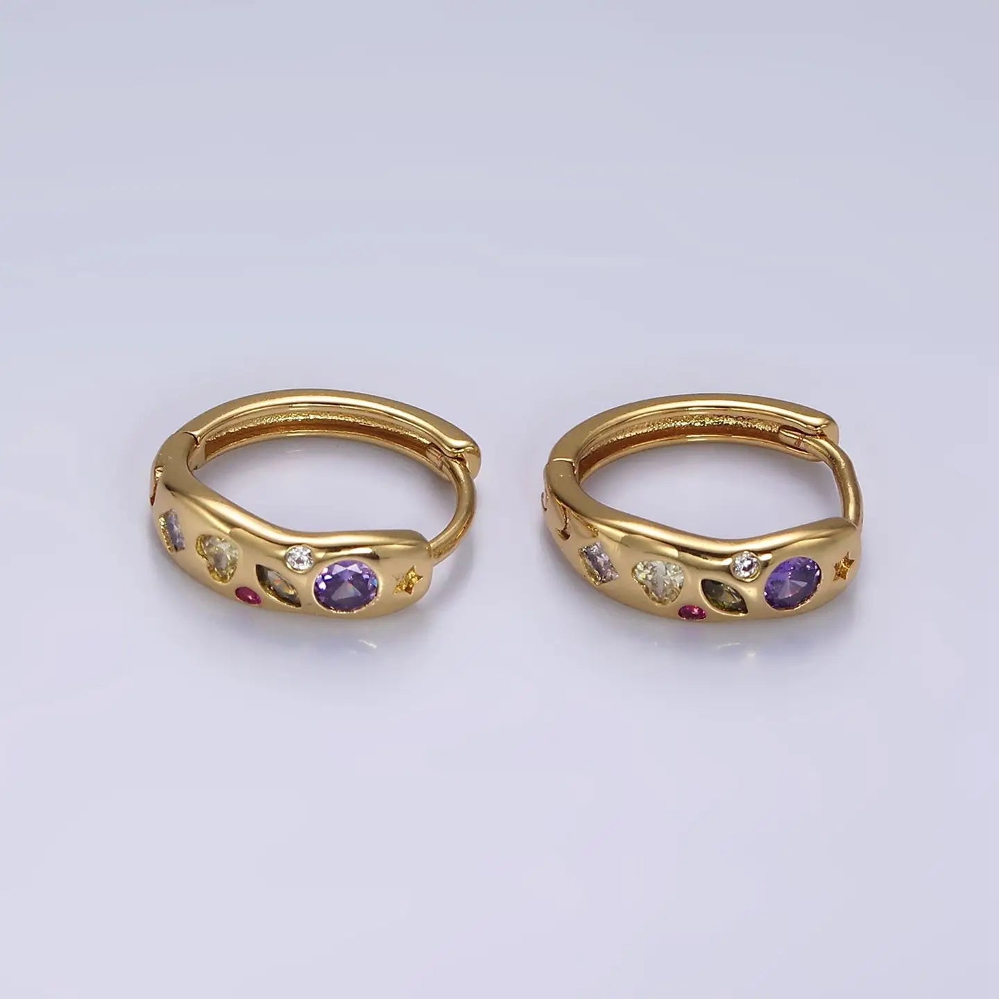 High-End Sparkle, Low-End Prices – Jewelry Sale Live TL JAE Multi Color CZ Dot Huggie High-End Sparkle, Low-End Prices – Jewelry Sale Live TL JAE Multi Color CZ Dot Huggie
