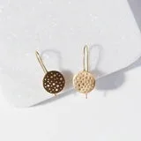 The Perfect Jewelry Piece At The Perfect Price TL JIA Brass Circle Drop Earrings