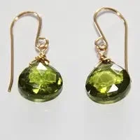 Fine Jewelry, Limited-Time Offers Available TL JJB Heart Peridot Earring
