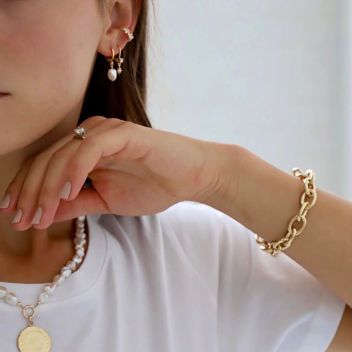 Affordable Glamour – Must-Have Jewelry At Special Rates TL JKW Pearl Nugget Earring