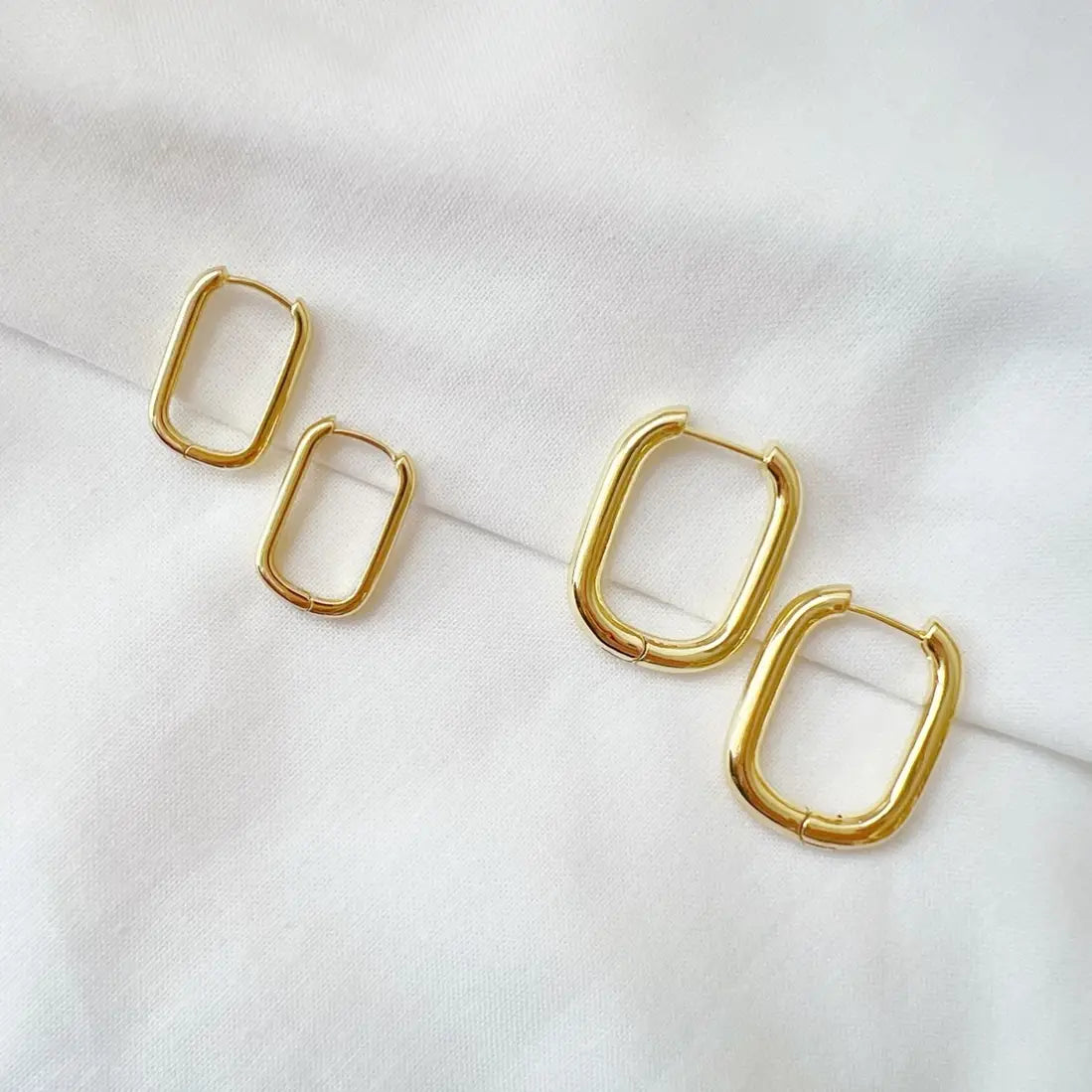 Everyday Jewelry Essentials Now On Sale TL JTBC Oblong Hoop Earring