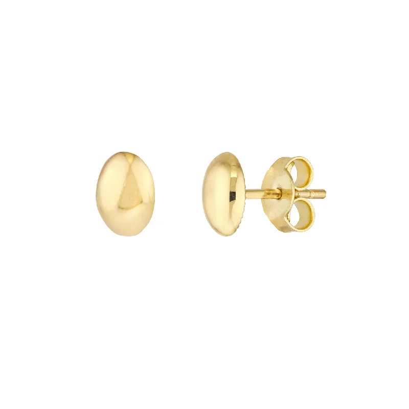 Personalized Jewelry Sale – Meaningful Gifts At Great Prices Yellow Gold Oval Stud Earrings