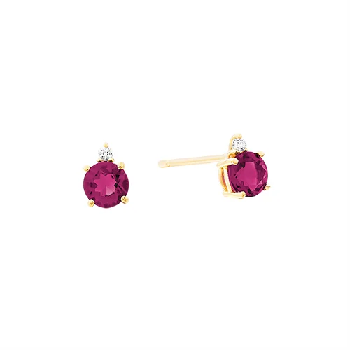 Celebrate With Sparkle – Jewelry Sale Now Live Yellow Gold Rhodolite Garnet Stud Earrings