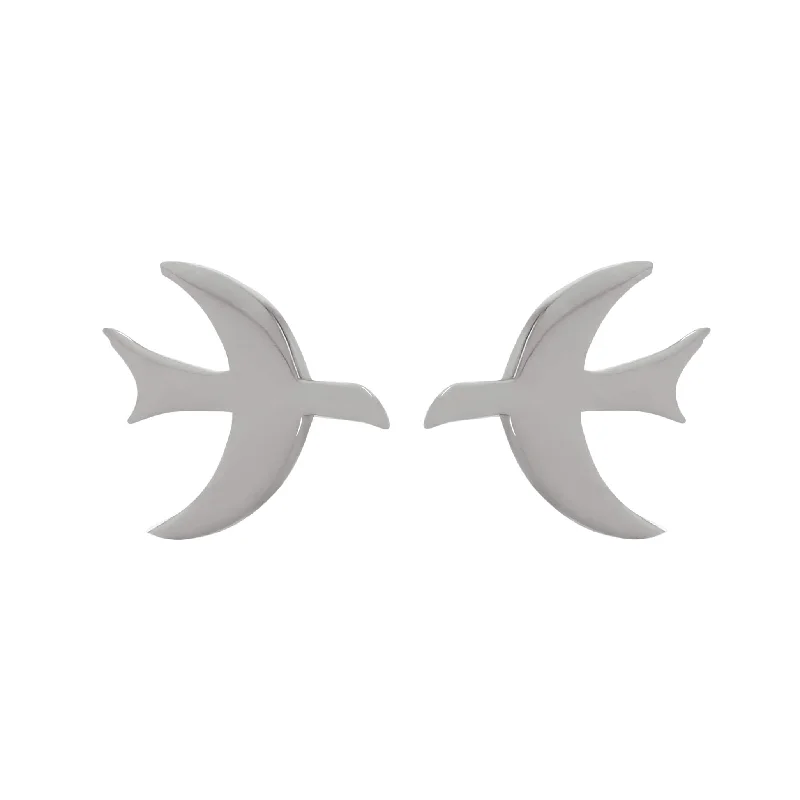 Buy More, Save More On Stunning Jewelry Designs Zoe & Morgan Moonbird Stud Earrings - Sterling Silver