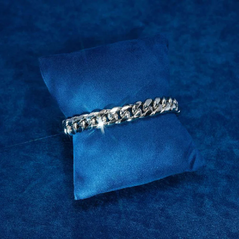 Once-A-Year Jewelry Sale – Grab Your Favorites Now 10MM Cuban Link Bracelet 14K White Gold