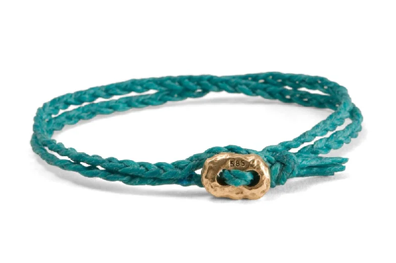 Best Jewelry Sale – Shop Exclusive Designs Now #130 - Men’s bracelet Nugget turquoise - GOLD