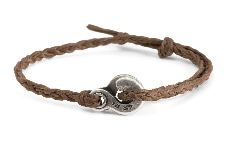 Celebrate With Sparkle – Jewelry Sale Now Live #132 - Men’s bracelet Canvas Double Hook brown