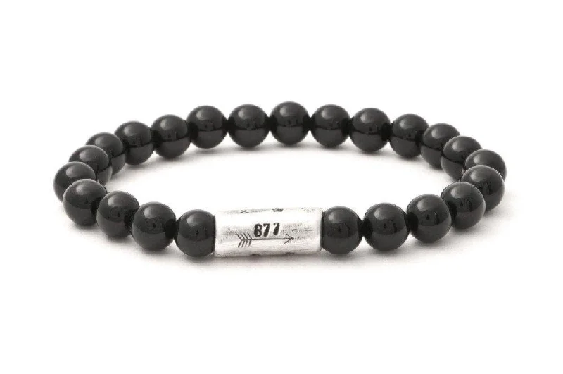 The Perfect Accessory For Less – Jewelry Sale Live #151 - Men’s beaded bracelet Onyx black