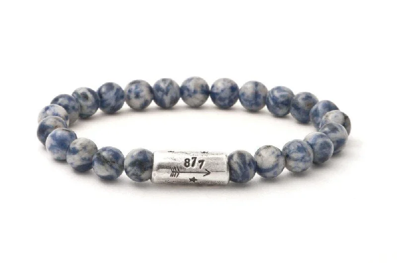 Jewelry Deals That Sparkle – Shop Today #152 - Men’s beaded bracelet Sodalite blue