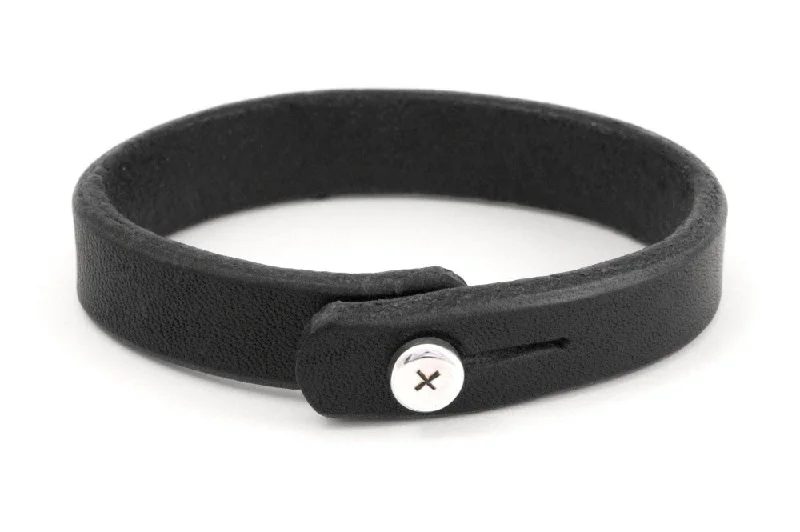 Get Ready To Sparkle – Special Jewelry Discounts #161 - Men’s bracelet black leather