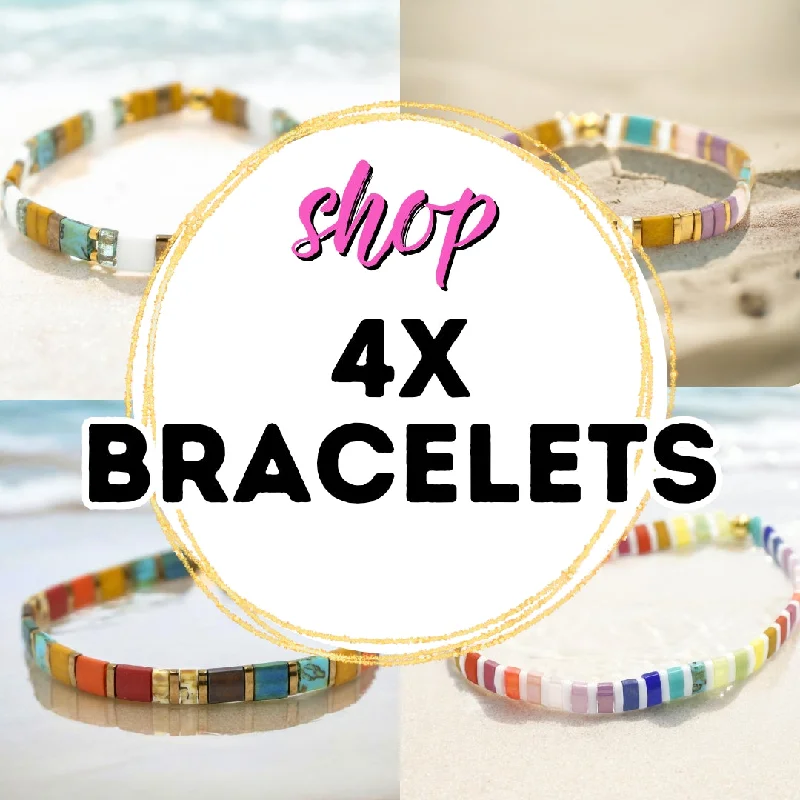 Seasonal Jewelry Deals – Elevate Your Style 4X-LARGE Bracelets - 8.00 Inches - 64 STYLES