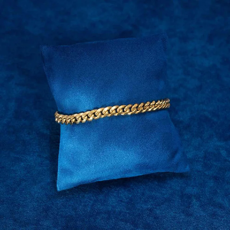 Luxury Meets Affordability – Jewelry Sale Live Now 6MM Cuban Link Bracelet 14K Yellow Gold