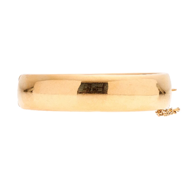 Upgrade Your Collection With Our Limited-Time Jewelry Sale Antique French 18k 1930's Clean Bangle Bracelet