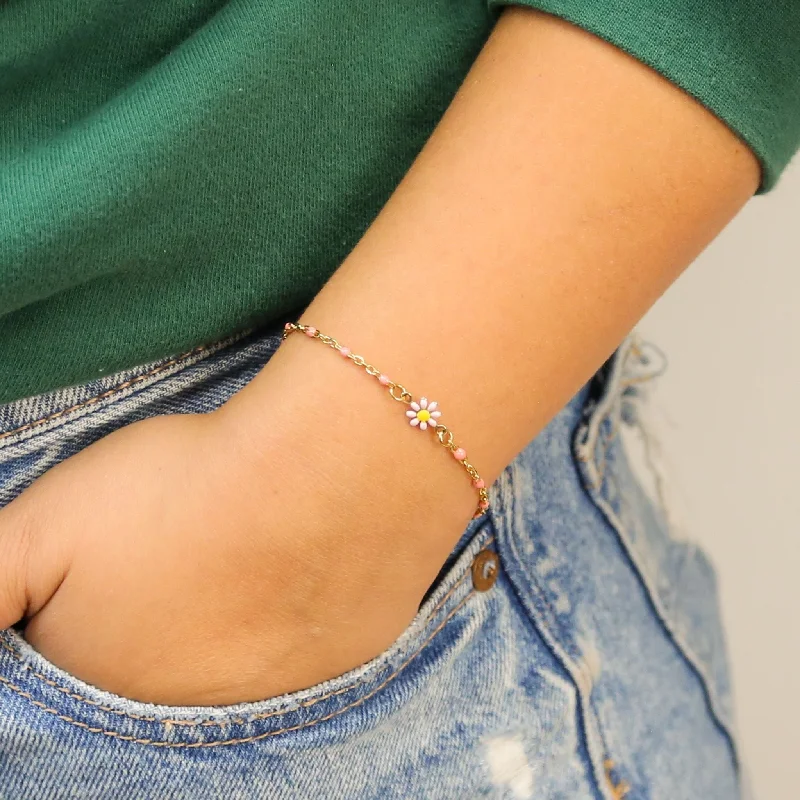Limited-Time Jewelry Sale – Don't Miss These Deals Aster - Flower Accent Bracelet