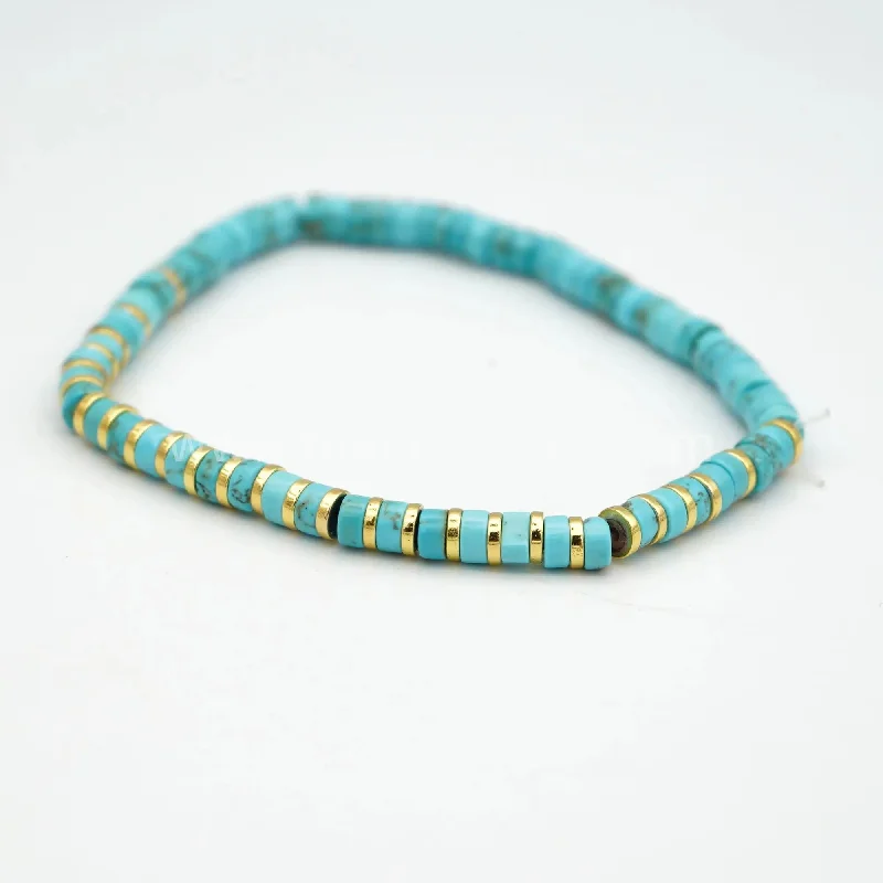Luxury Jewelry Without The Luxury Price Tag NATIVE JEWEL - Howlite Accent Bracelet