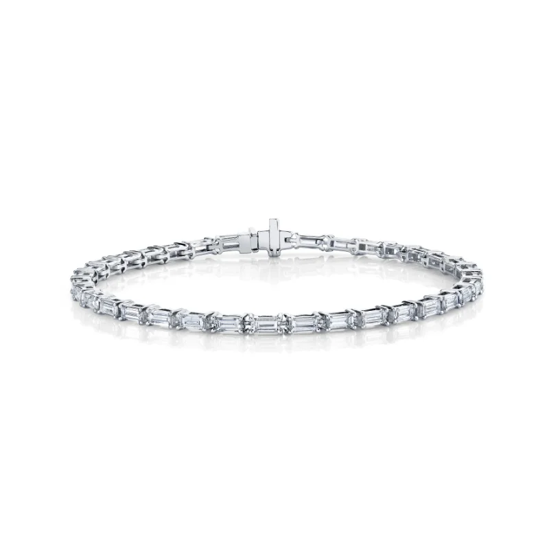 Seasonal Jewelry Clearance – Best Styles At The Lowest Prices Baguettes Diamond Tennis Bracelet