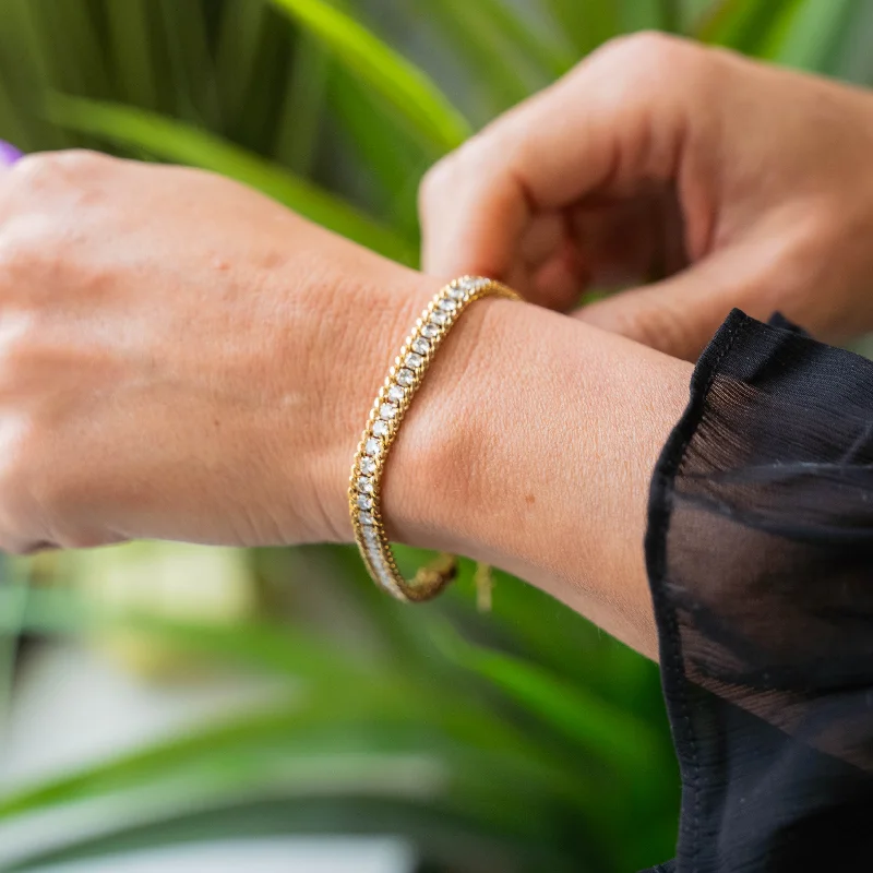 Last Chance To Grab Your Favorite Jewelry At A Discount BARCELONA - 18K Gold Plated Adjustable Accent Bracelet