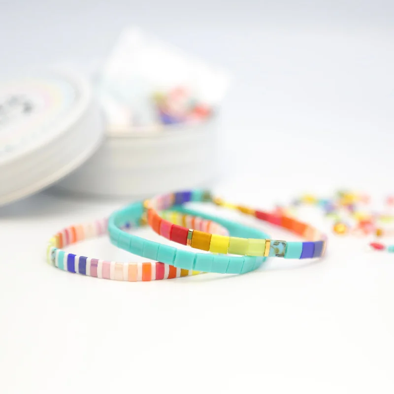 Luxury Jewelry Now At Special Promotional Rates HAPPY - Bracelet Making Kit - DIY 3 Bracelets