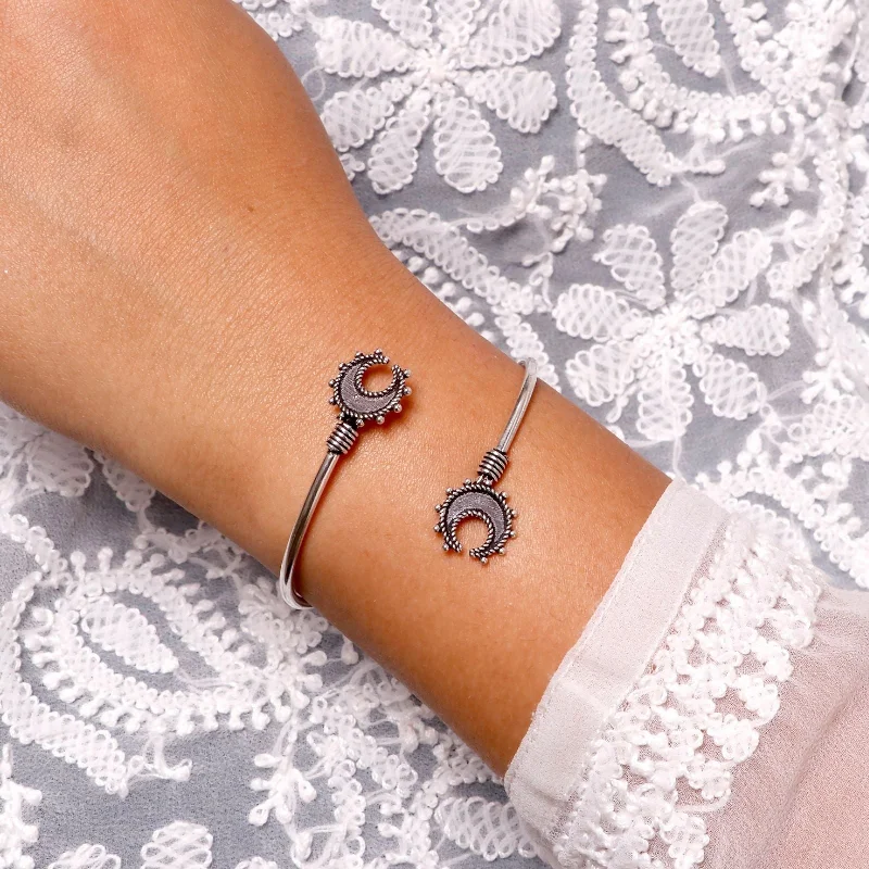 Stunning Jewelry Pieces At The Lowest Prices Ever Chandrika Silver Oxidized Bracelet