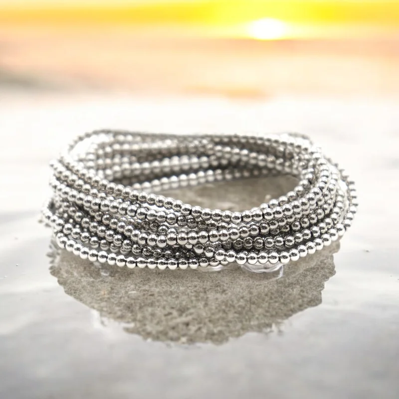 Flash Sale On Stunning Jewelry – Limited Stock Available Sterling Silver 925 Filled 3mm Ball Bracelet | Accent Bracelet