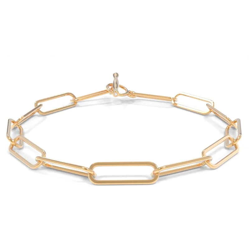 Huge Savings On Premium Jewelry Styles Diamond Toggle Link Bracelet 8.5"- 18K Champagne Gold