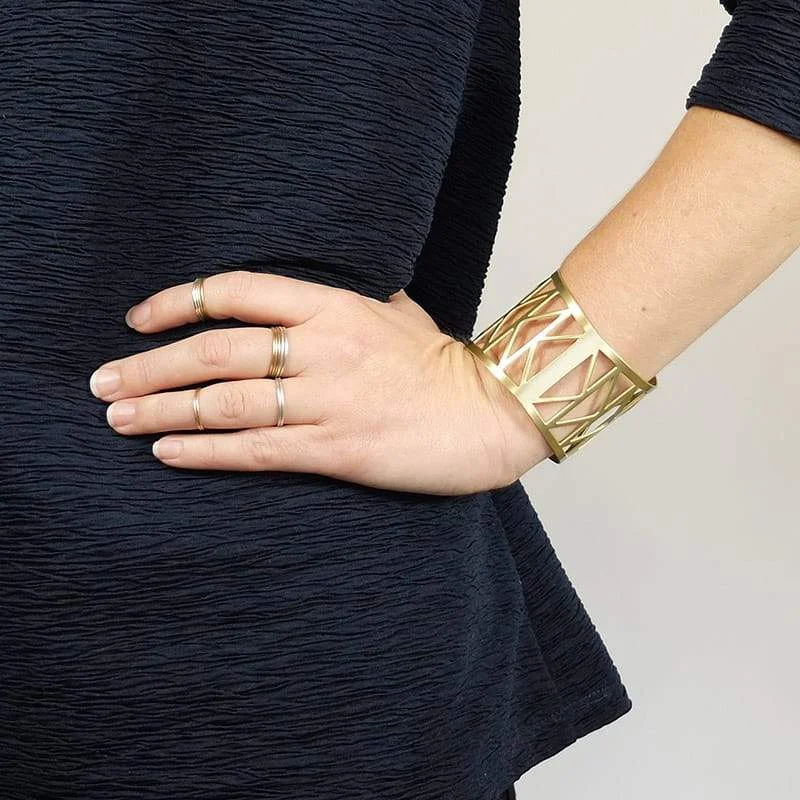 Affordable Luxury Jewelry For Every Occasion Fremont Bridge cuff bracelet