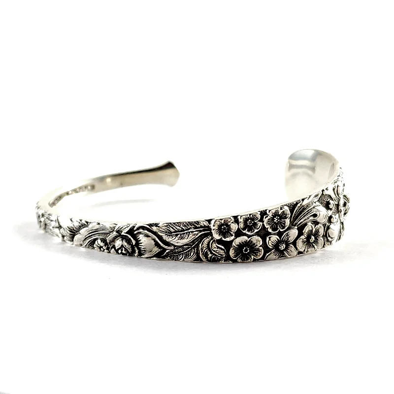 Buy More, Save More On Stunning Jewelry Pieces Kirk Stieff Rose Sterling Silver Cuff Bracelet